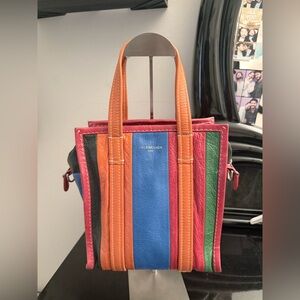 Balenciaga Multicolor Striped Women's Bag
